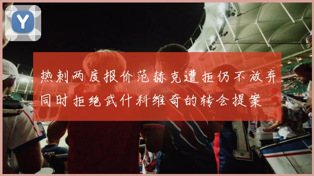 热刺两度报价范赫克遭拒仍不放弃同时拒绝武什科维奇的转会提案